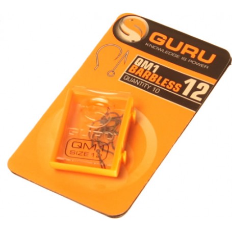 Guru QM1 Barbless Eyed Hooks