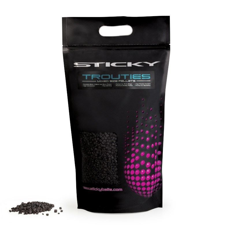 Sticky Baits Trouties Mixed Size Pellets 2.5KG