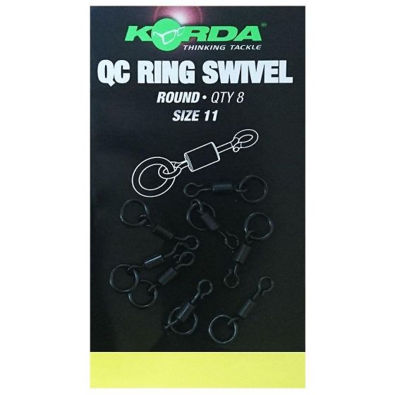 Korda Quick Change Ring Swivel - Round