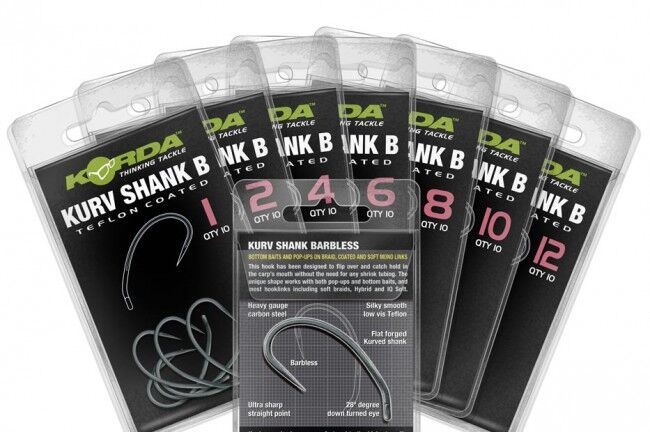 Korda Kurv Shank Hooks