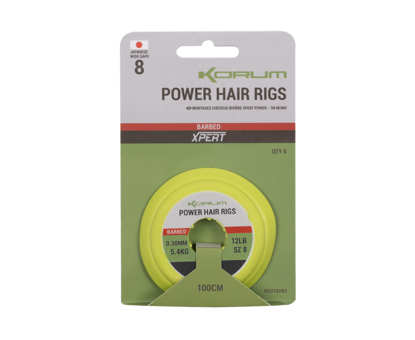 Korum Power Hair Rigs 1m