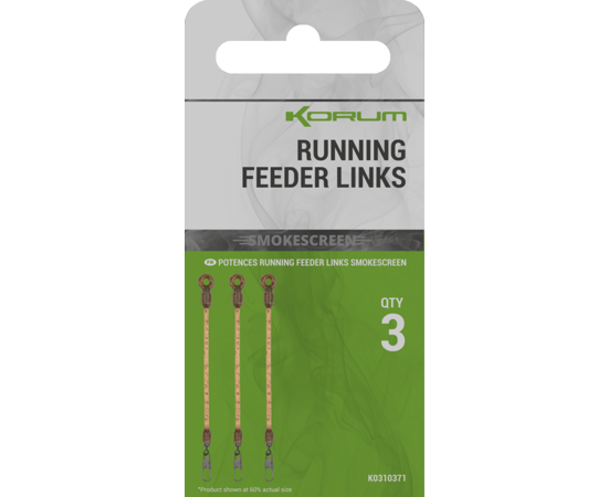 Korum Smokescreen Running Feeder Links x3