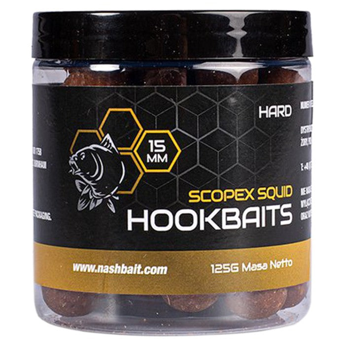 Nash Scopex Squid Hard Hookbaits 15mm