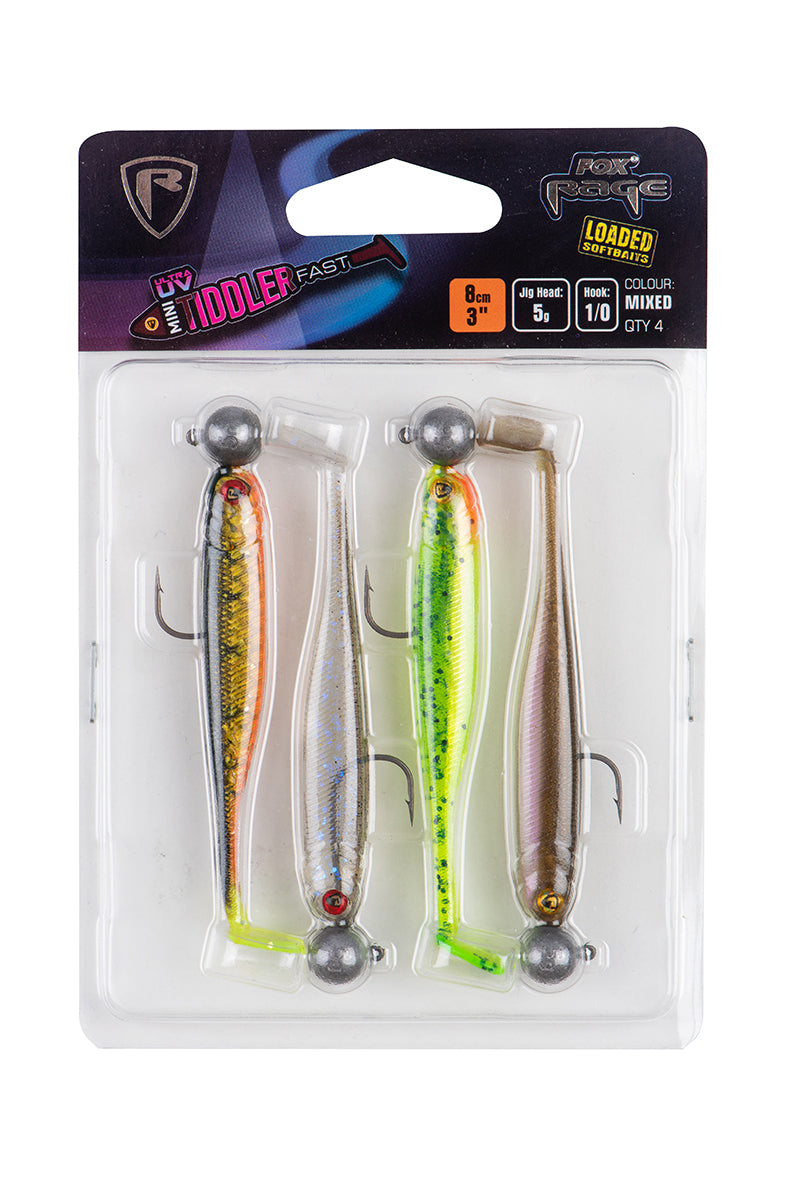 Fox Rage Mini Ultra UV Tiddler Fast 8cm 5g 1/0