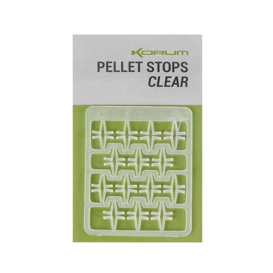 Korum Pellet Stops - Clear