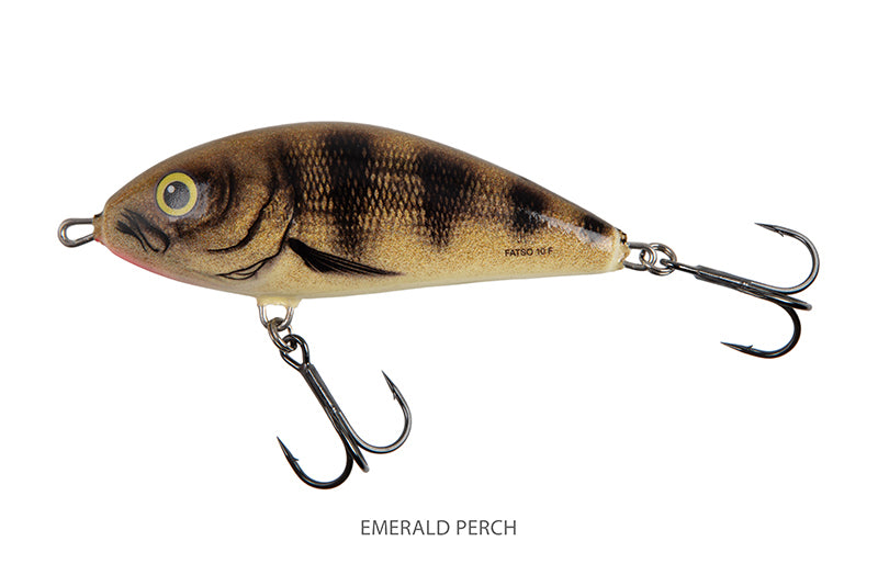 Salmo Floating Fatso 8cm Emerald Perch