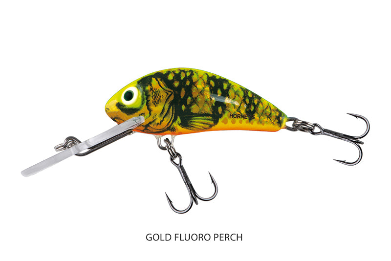 Salmo Floating Hornet 3.5cm Gold Fluoro Perch