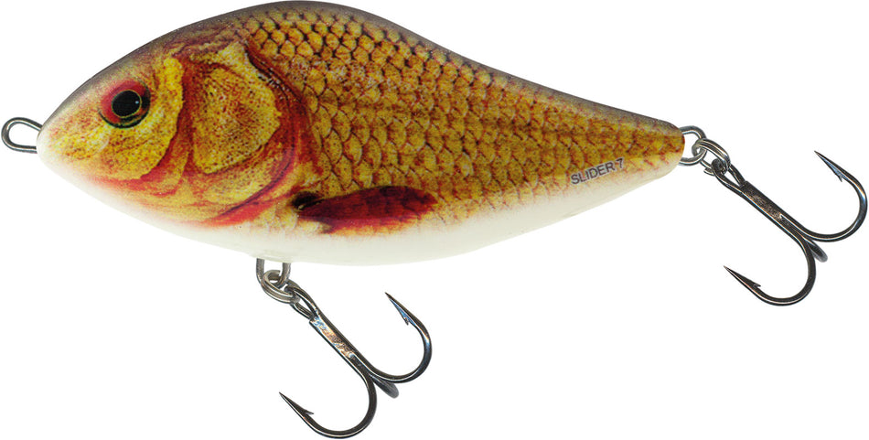 Salmo Sinking Slider - Golden Crucian 10cm