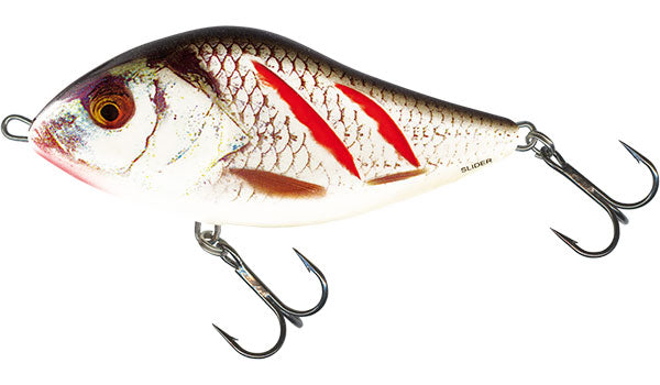 Salmo Sinking Slider 7cm Wounded Real Grey Shiner