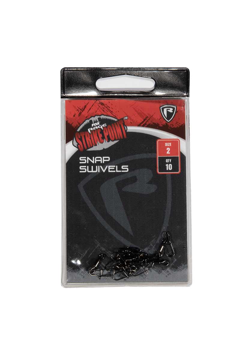 Fox Rage Strike Point Snap Swivel Size 2