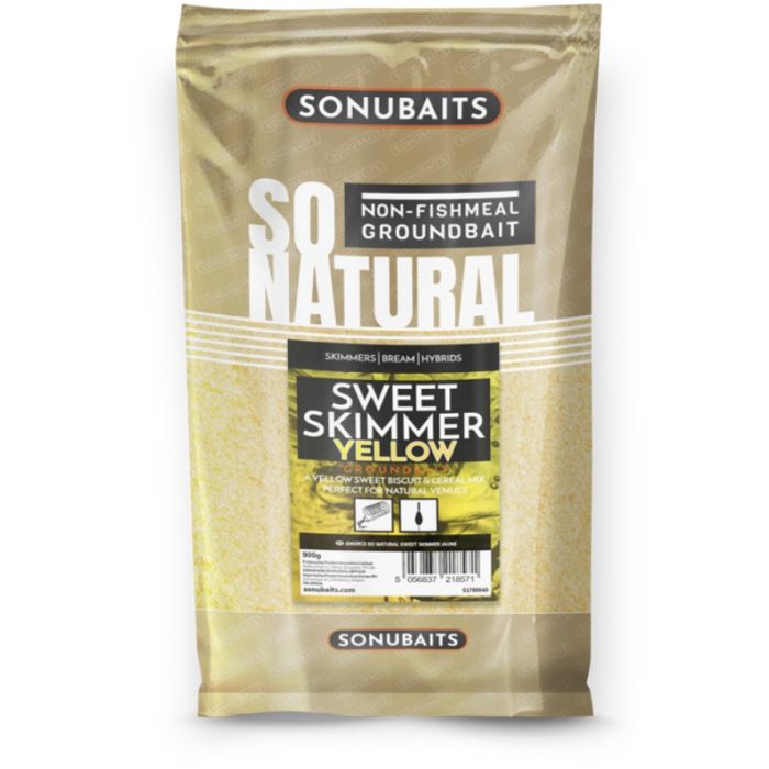 Sonubaits So Natural Sweet Skimmer Yellow Groundbait