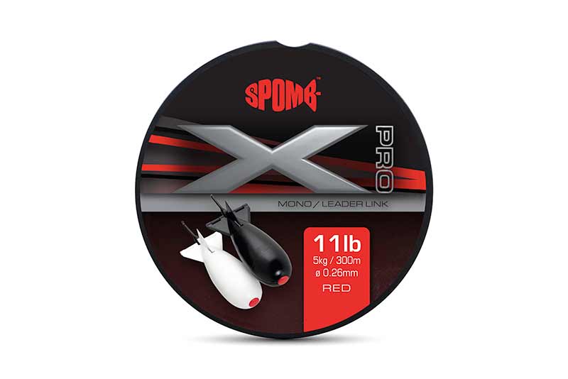 Spomb X Pro Mono 0.26mm/11lb x 300m Red