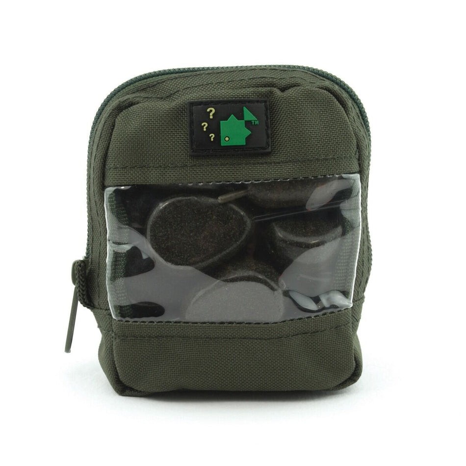 Thinking Anglers Olive Clear Front Zip Bag