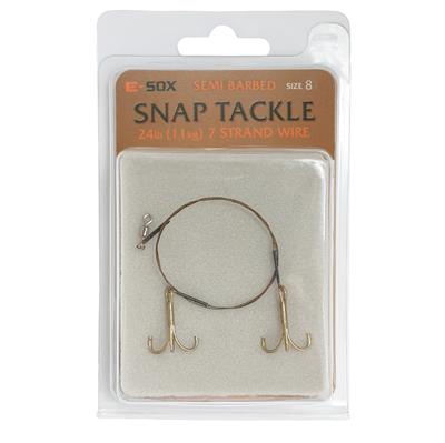 Drennan E-Sox Snap Tackle Semi Barbed Size 8