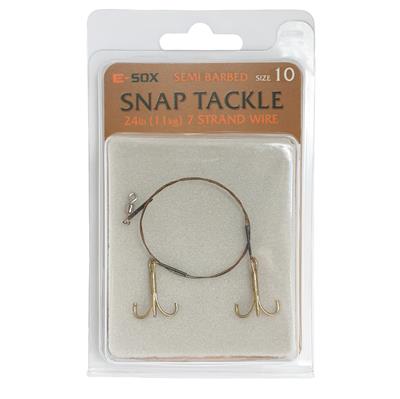 Drennan E-Sox Semi Barbed Pike Trebles Size 8