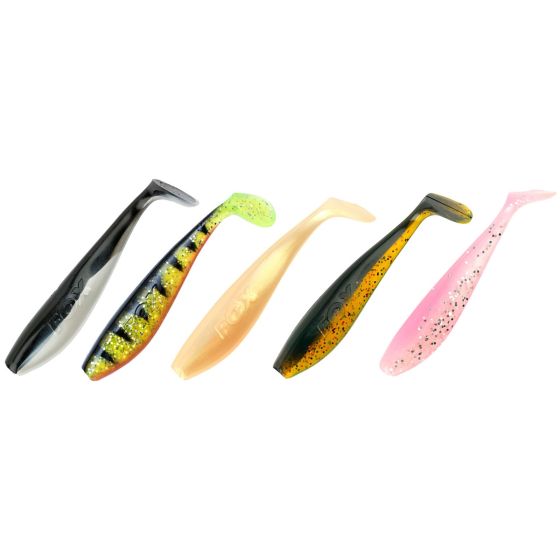 Fox Rage Zander Pro Shad UV Mixed Colour Pack 12cm x5