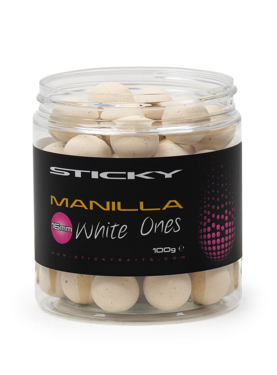 Sticky Baits Manilla White Ones Pop Ups