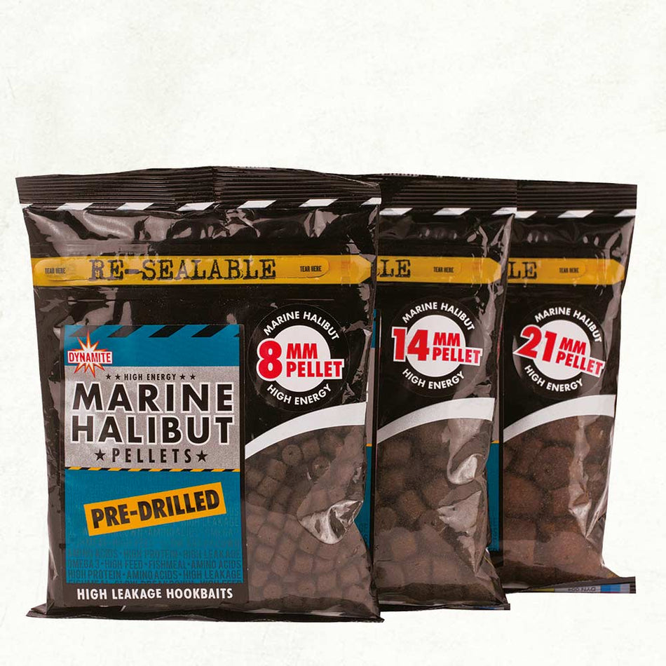 Dynamite Baits Pre Drilled Marine Halibut Pellets