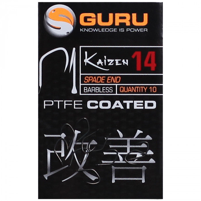 Guru Kaizen Spade End Barbless Hooks