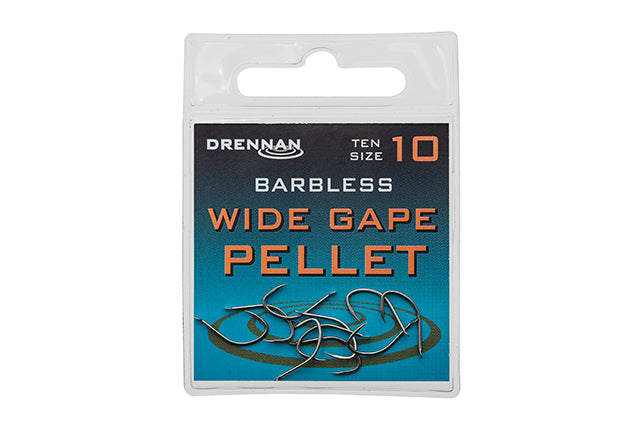 Drennan Barbless Wide Gape Pellet Hooks