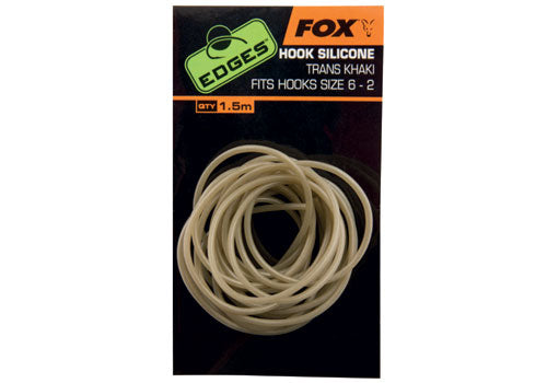 Fox Edges Trans Khaki Hook Silicone