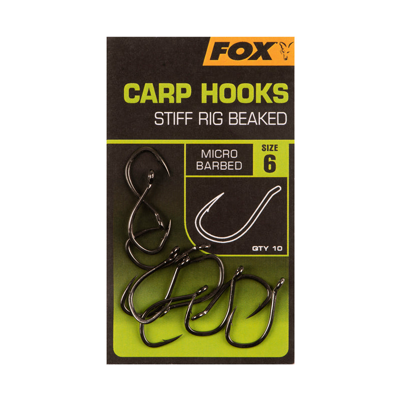 Fox Carp Stiff Rig Beaked Hooks