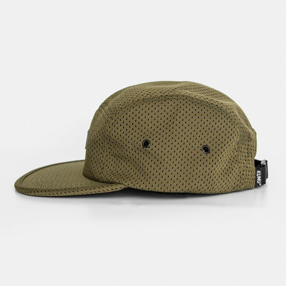 Kumu Freeflow Khaki 5 Panel Cap