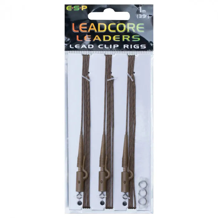 ESP Leadcore Lead Clip Rigs 1m