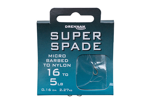 Drennan Super Spade Hooks To Nylon